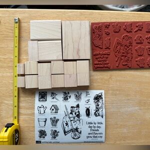 BRAND NEW Vintage Stampin' Up! “Little by Little” 1994 Set Great Gift Idea